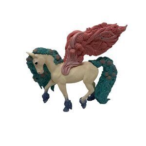 Schleich Bayala Pink Winged Horse Flying Pegasus With Floral Wings Figure 70590
